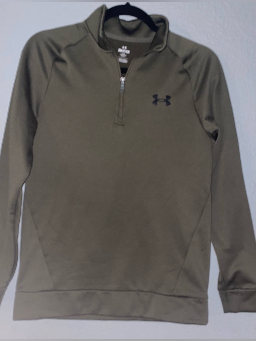 Under Armour Men’s Olive Quarter-Zip Performance Sweater